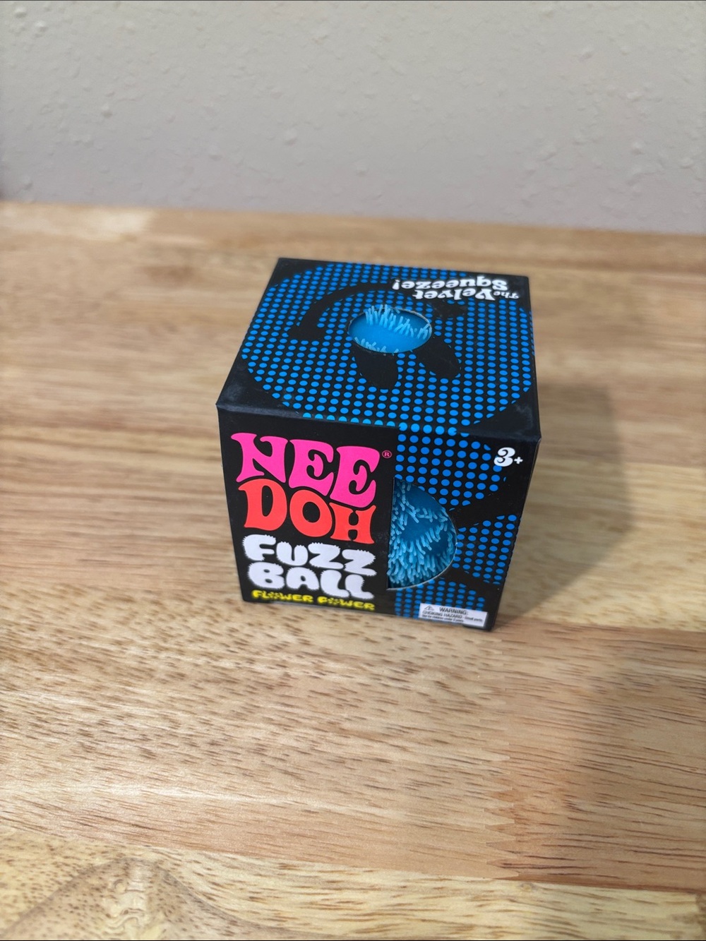 Fuzz Ball Kids Toy - Blue